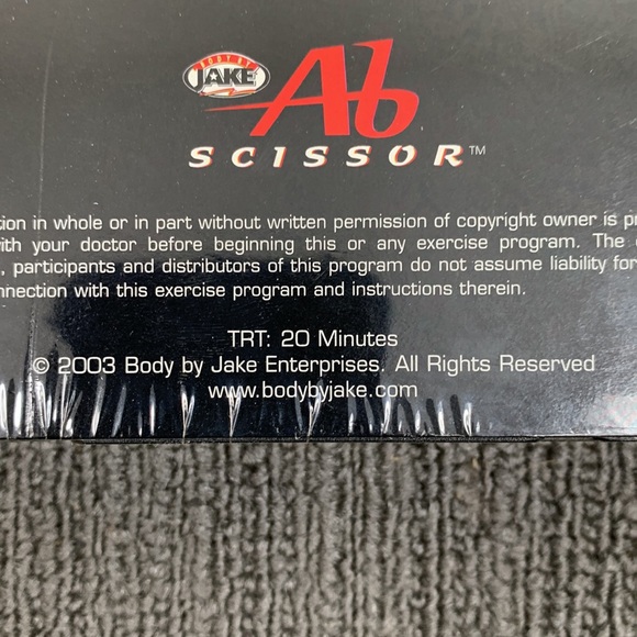 Cut The Fat Program: Video Guide (VHS, 2003) Body By Jake Ab Scissor New - Picture 10 of 10